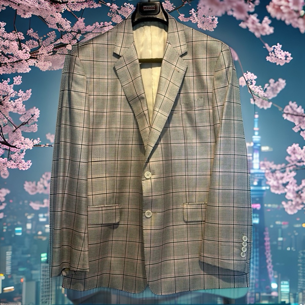 Baroni blazer of Cessilstrona silk-wool blend - worn once only for a film shoot